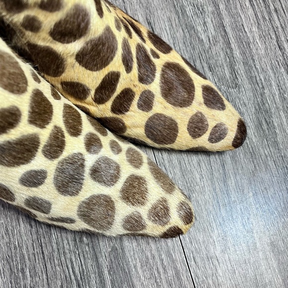 *NWOT FreeBird | Janelle Leopard Print All Leather Heeled Chelsea Booties Size 8 - Picture 7 of 16